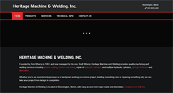 Desktop Screenshot of heritagewelding.com