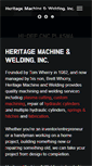 Mobile Screenshot of heritagewelding.com